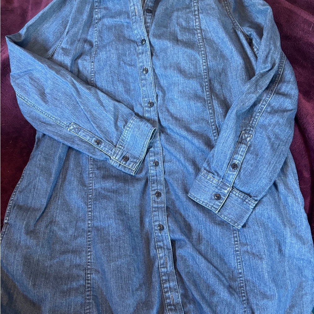 Madewell Denim Shirt Dress